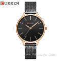 Curren 9024 High Quality New Design Ladies Gift Stylish Clock Watch Woman Fashion Quartz Female Wristwatches Relogio Feminino